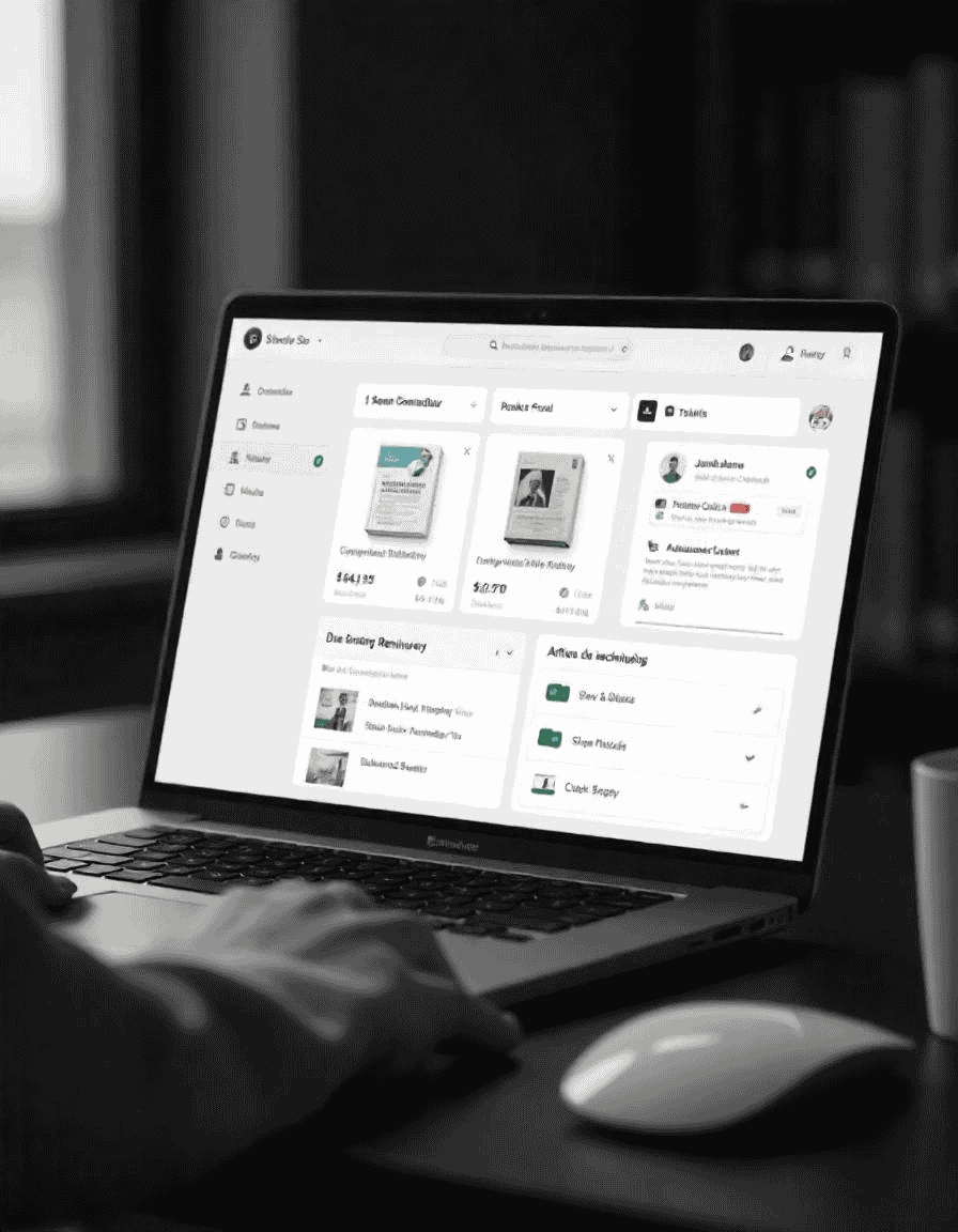 Library Management System project screenshot showing a library resource management interface